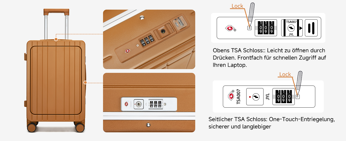 Чемодан ручної об'єм Sea Choice з відділенням для ноутбука 15.6