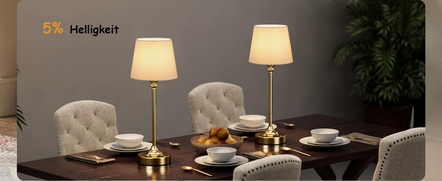 LED настільна лампа бездротова з торшером з льону, сенсорне керування, регулювання яскравості, USB-C, для спальні, вітальні, мідна, 40 см