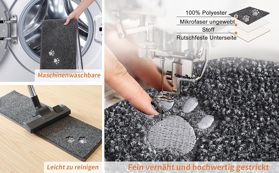 BEQHAUSE Килимки на сходи нековзні, 15 шт., машинне прання, самоклеючі, для дітей, літніх людей та домашніх тварин, 100% поліестер, TPE-підкладка, 22x70 см, темно-сірий, 15 шт.