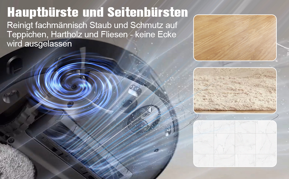 Запчастини для Dreame X30 Ultra, L10s Ultra Gen2, L40 Ultra AE, Mova E30 Ultra: комплект аксесуарів (2 основні щітки, 4 фільтри, 4 ганчірки для миття, 4 бічні щітки, 4 пилозбірники)