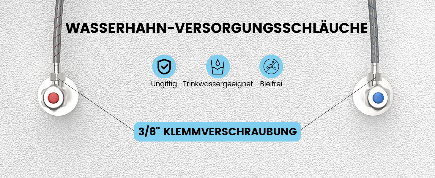 Кухонний змішувач Dayone з висувним виливом, нержавіюча сталь SUS304, високий тиск, для кухні, мікшер, 2 функції, поворотний на 360°, кухонний змішувач (з підключенням до шлангу)