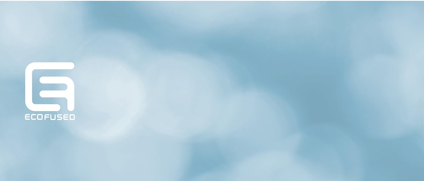 Серветки для чищення з мікрофібри Eco-Fused (5 шт.) - двосторонні - для смартфонів, LCD-телевізорів, планшетів, екранів ноутбуків, об'єктивів камер - 17 x 16 см (блакитні)