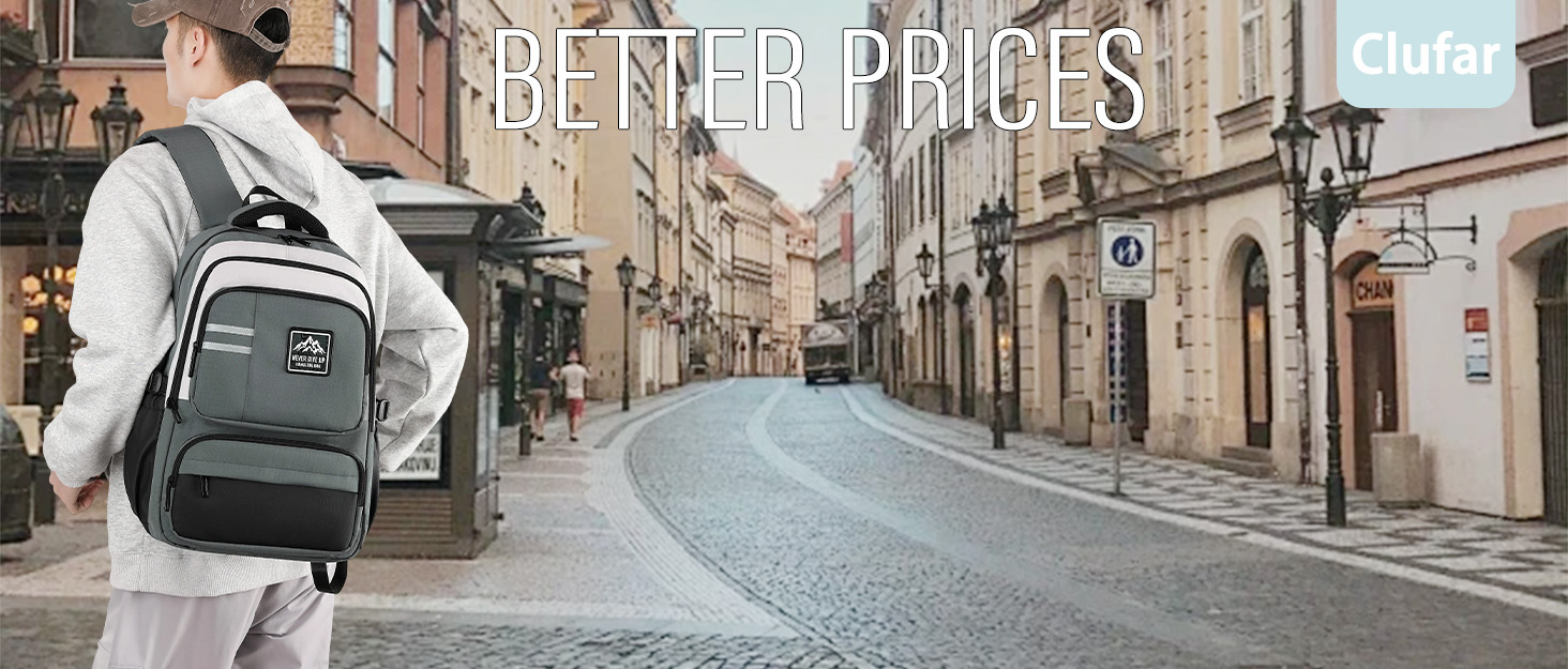 Шкільний рюкзак для підлітків, хлопчиків, водонепроникний, сірий. Ідеально для школи, коледжу, роботи.