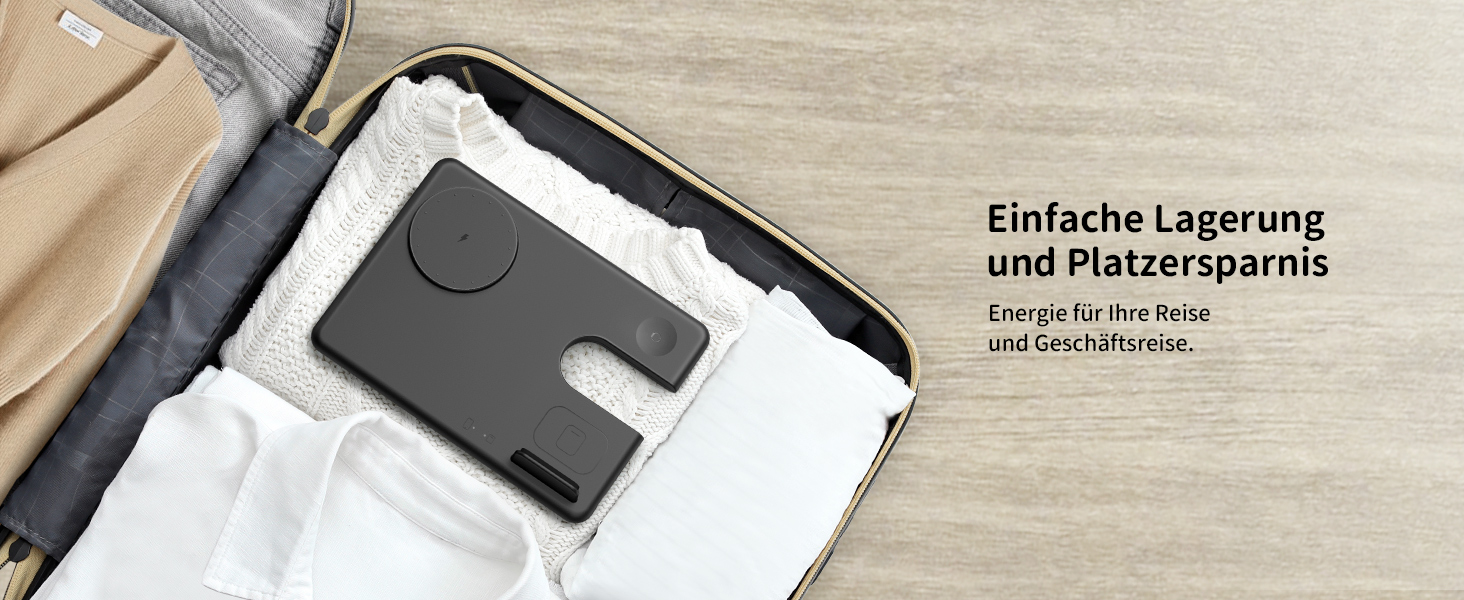 Зарядний пристрій JoyGeek 3-в-1 з MagSafe для Apple Watch, iPhone 16/15/14/13/12/Plus/Pro Max, AirPods 2/Pro 2, чорний