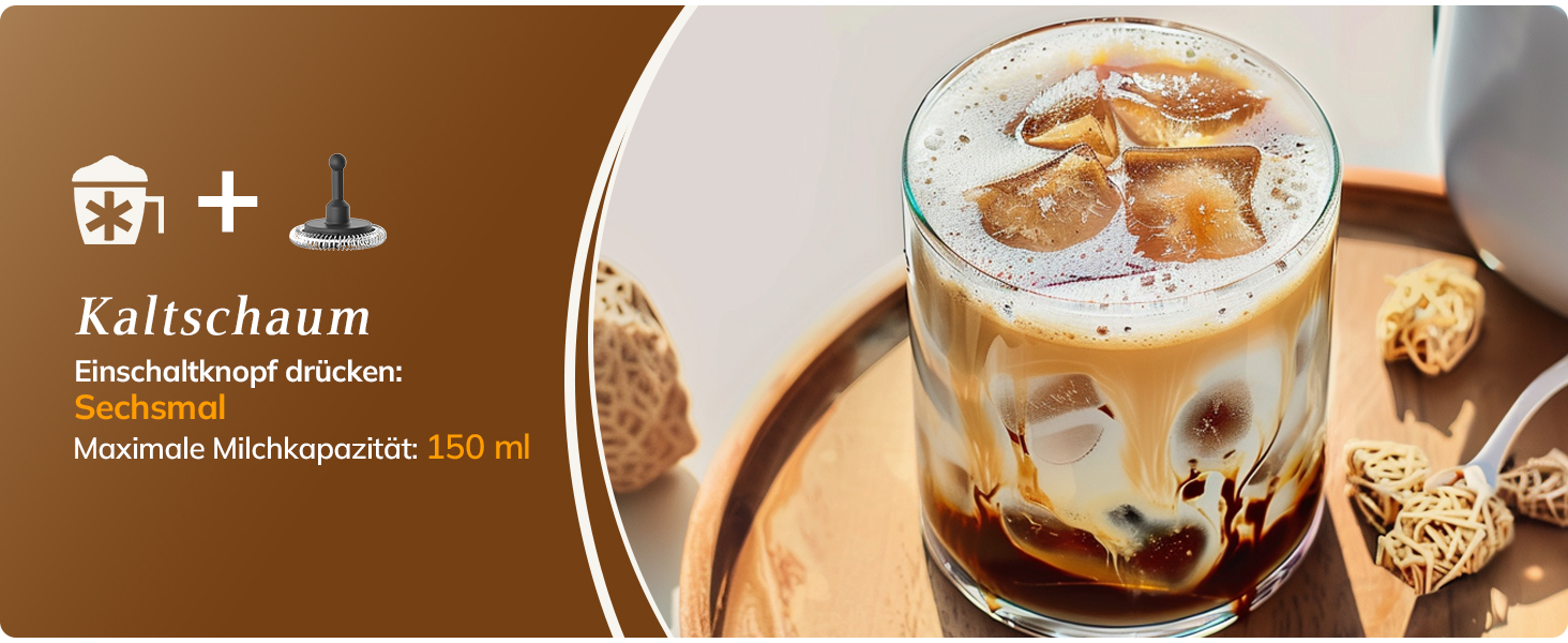 Електричний піногасник для молока Morpilot, 650W, нержавіюча сталь, 350мл, для гарячого та холодного молока, сумісний з посудомийною машиною