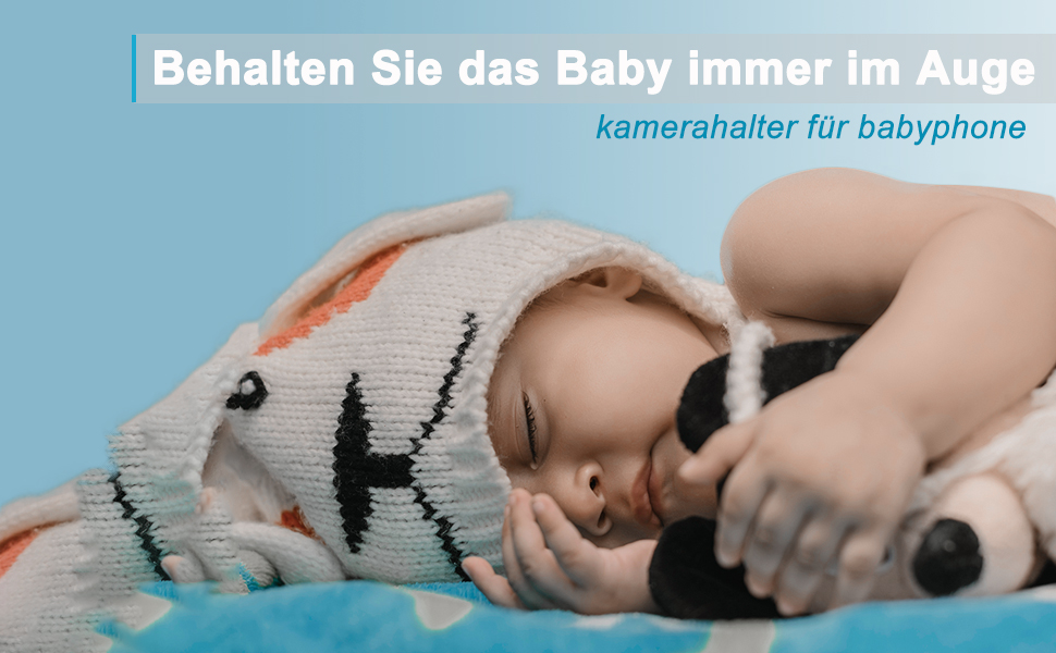 Кріплення для камери немовляти eufy Security SpaceView, 360° гнучке кріплення для дитячої камери, сумісне з SpaceView S/Pro Babyfon