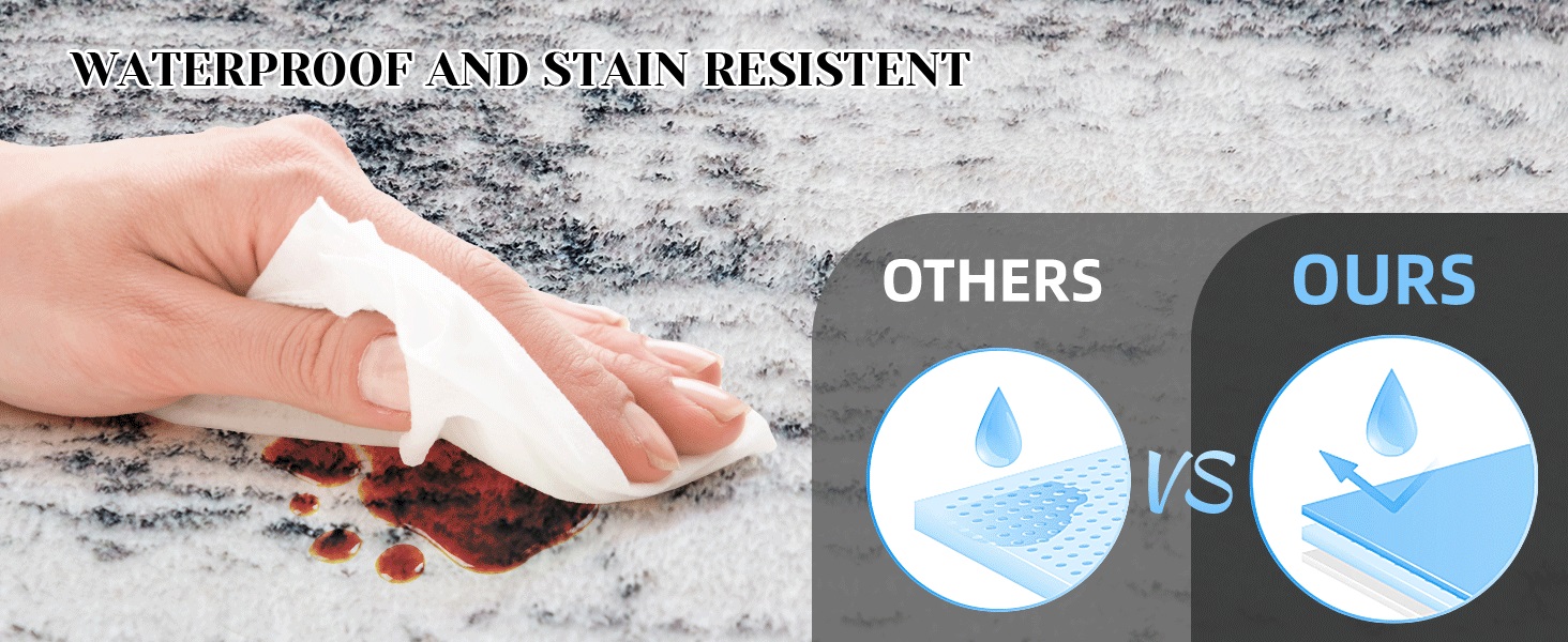 Килим для вітальні, спальні, їдальні, з антиковзаючим покриттям, м'який короткий ворс, абстрактний сірий стильний килим для легкого прибирання (160 x 200 см) (Сірий-мульти, 200 x 250 см (Прямокутний))