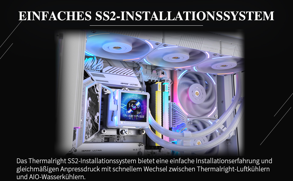 Thermalright Elite Vision 360 ARGB: Смарт-системa водяного охолодження CPU з IPS LCD-дисплеєм (320x320) для AM5/Intel 1700/1851