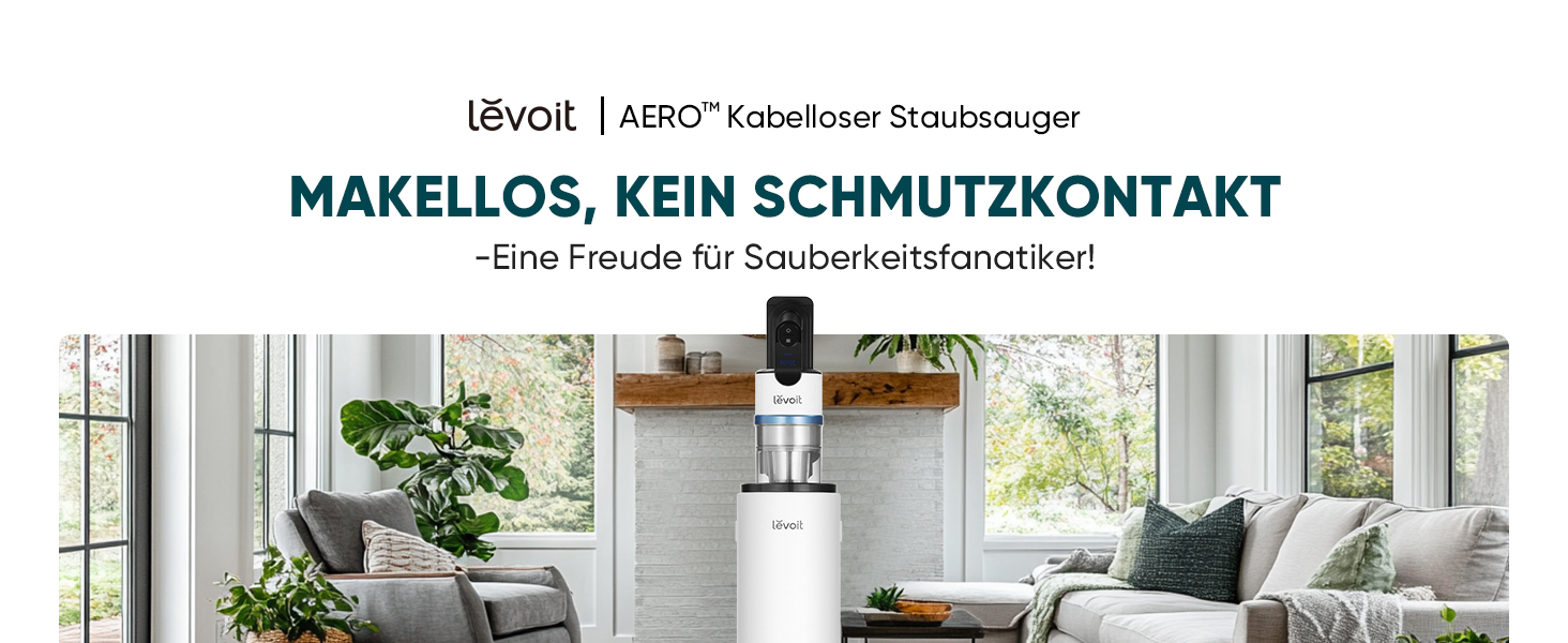 Бездротовий пилосос Levoit LVAC-200 MAX: для дому, авто, тварин, HEPA-фільтр