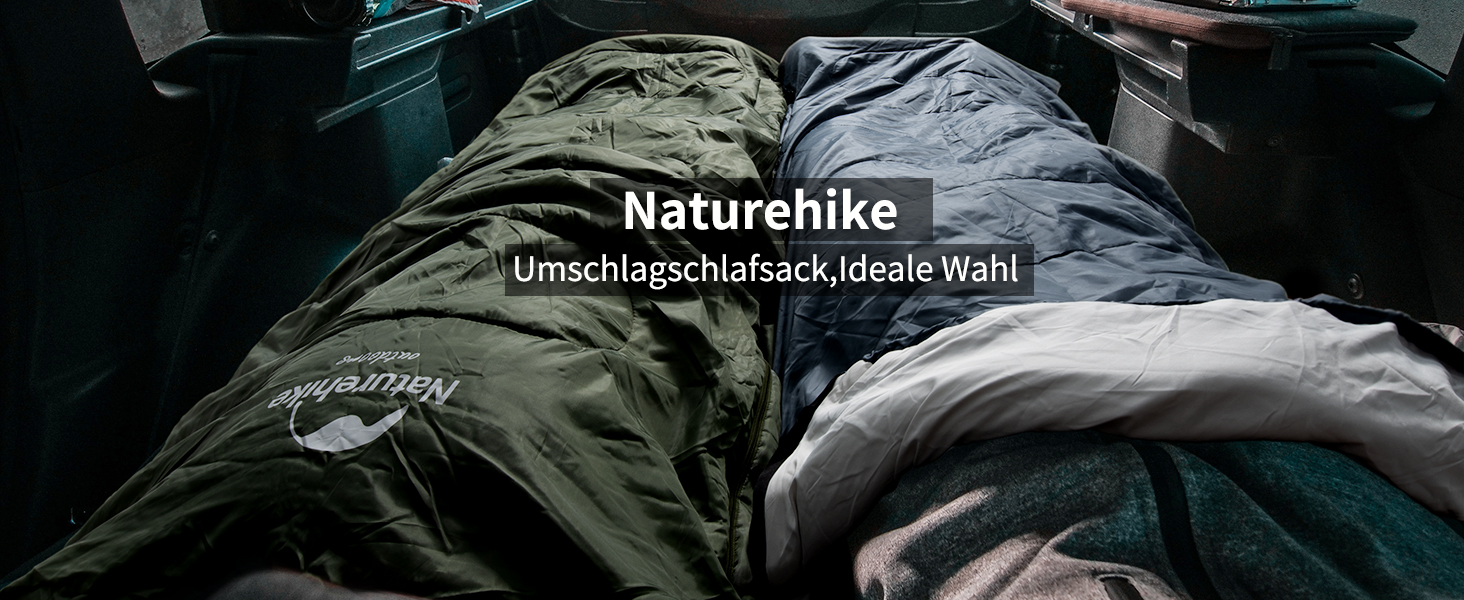 Спальний мішок Naturehike 3-сезонний, водонепроникний, ультралегкий, для дорослих і дітей, понад +7°C, для кемпінгу, туризму, 220x85 см, з чохлом