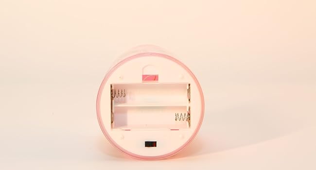 Eywamage LED свічки з трояндою, скло, без полум'я, на батарейках, з пультом, набір 3 шт.