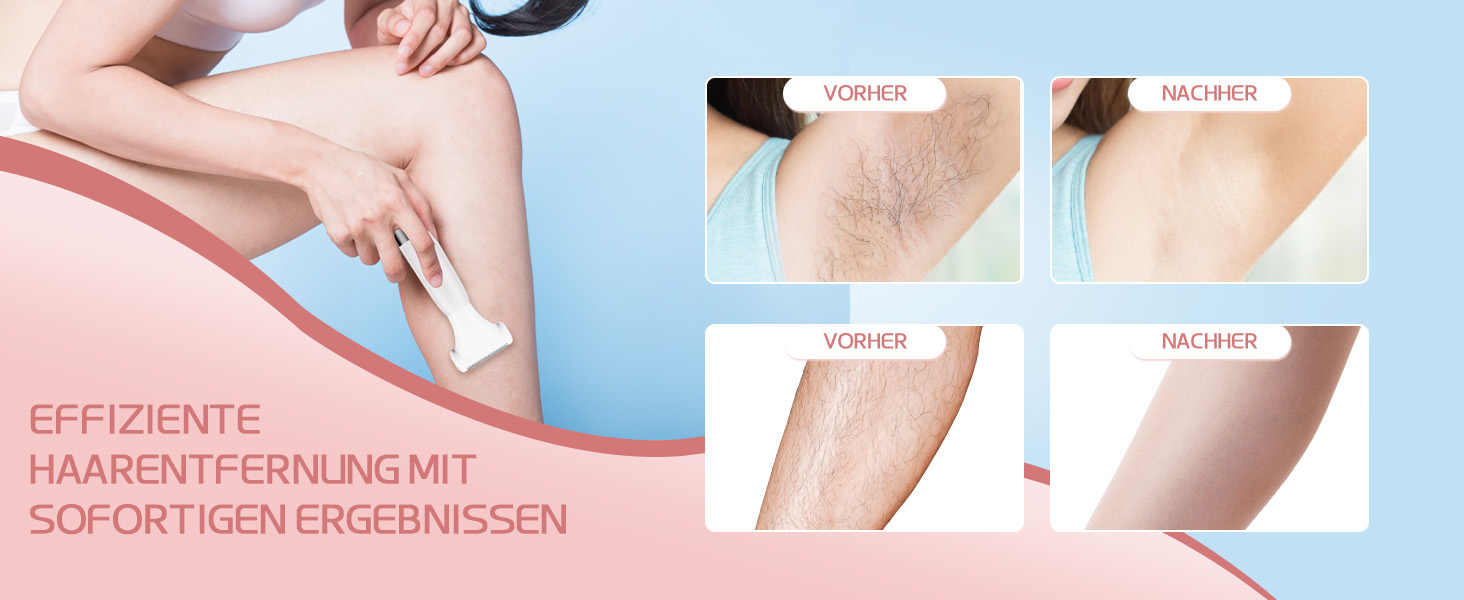 Електричний жіночий гірчак для інтимної зони 5-в-1 - для тіла, бікіні, брів та носа, IPX7, вологостійкий, білий