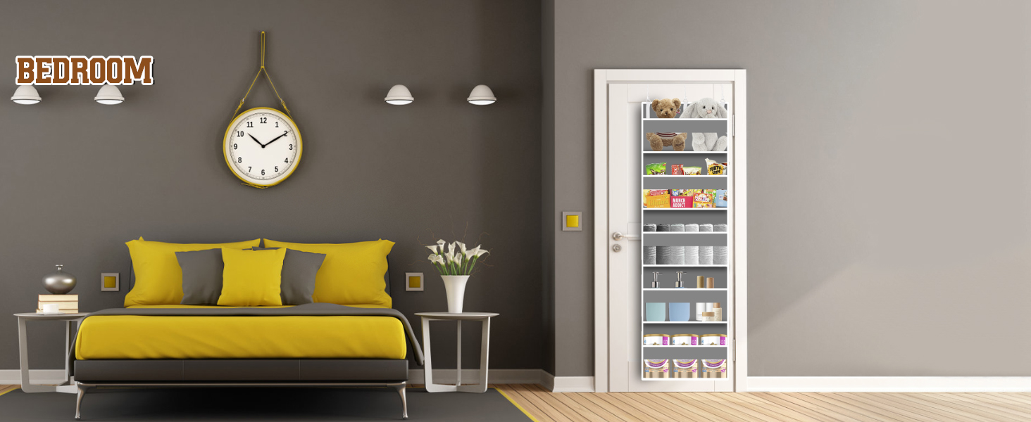 Органайзер на двері 5-поверховий складний, темно-сірий – для ванної, дитячої, кемпінгу