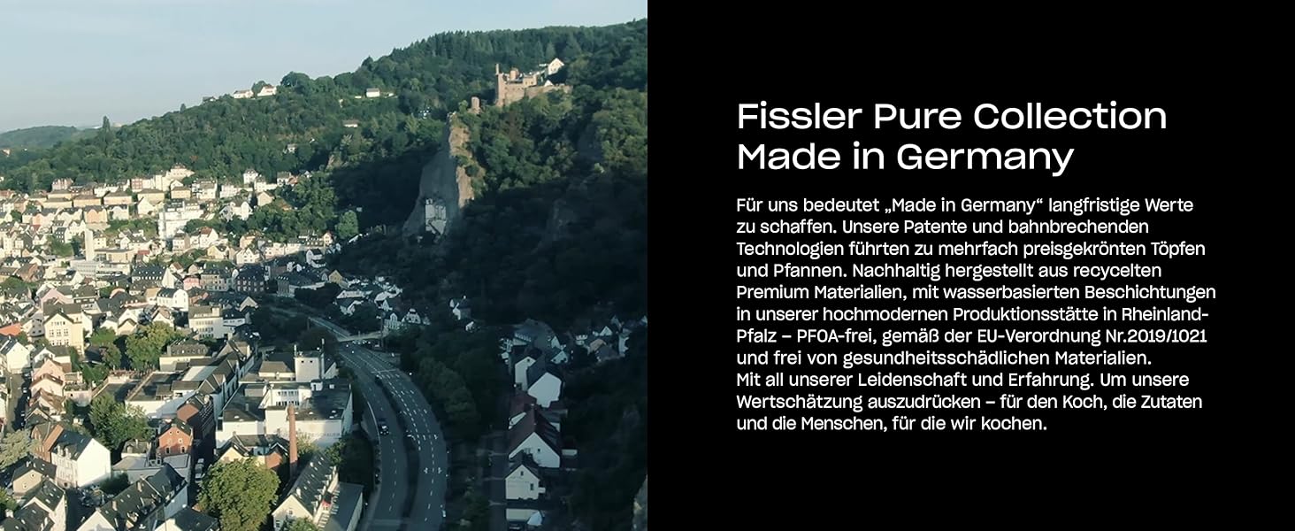 Каструля Fissler Pure Collection з нержавіючої сталі (Ø 16 см, 1,4 л) з кришкою, внутрішньою шкалою, для індукційних плит