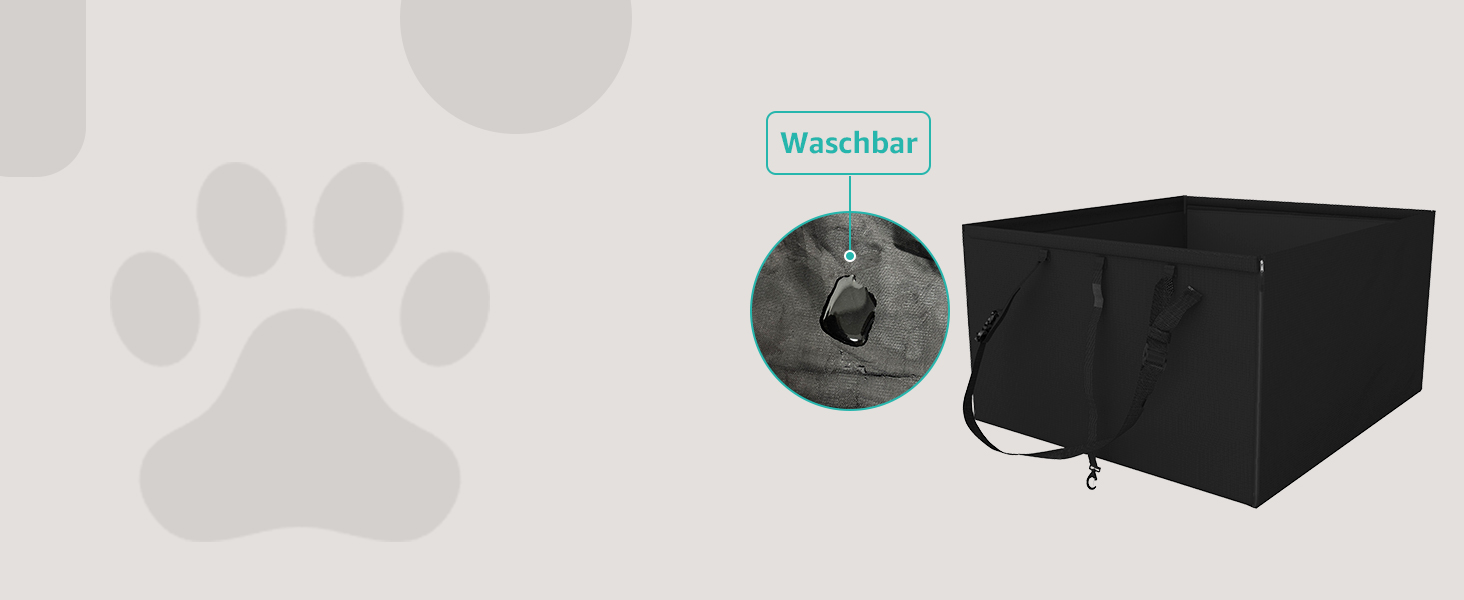 Автокрісло для собак - міцне, водонепроникне, для малих та середніх порід