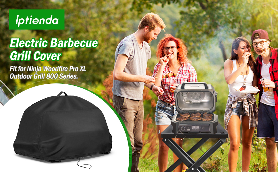 Чохол для електрогриля Ninja Woodfire Pro XL OG850UK, водонепроникний чохол для вуличного гриля та коптильні