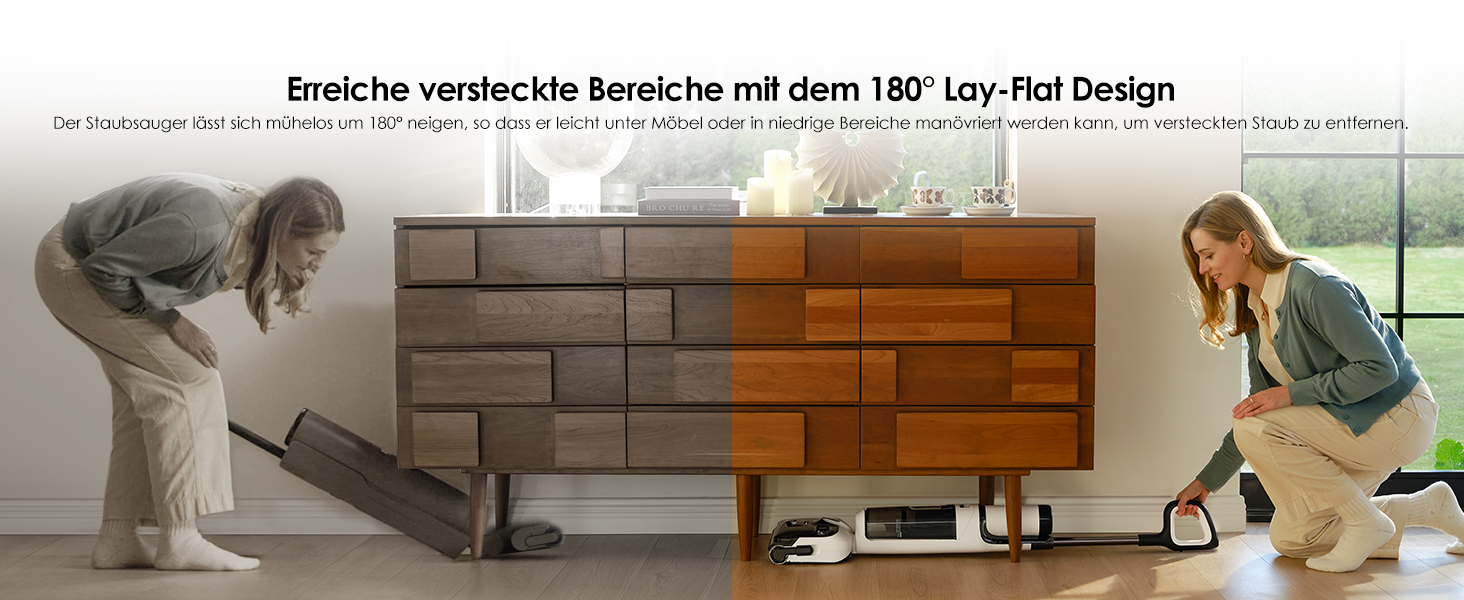 Вертикальний миючий пилосос Tineco Floor One Stretch S6 з функцією самоочищення