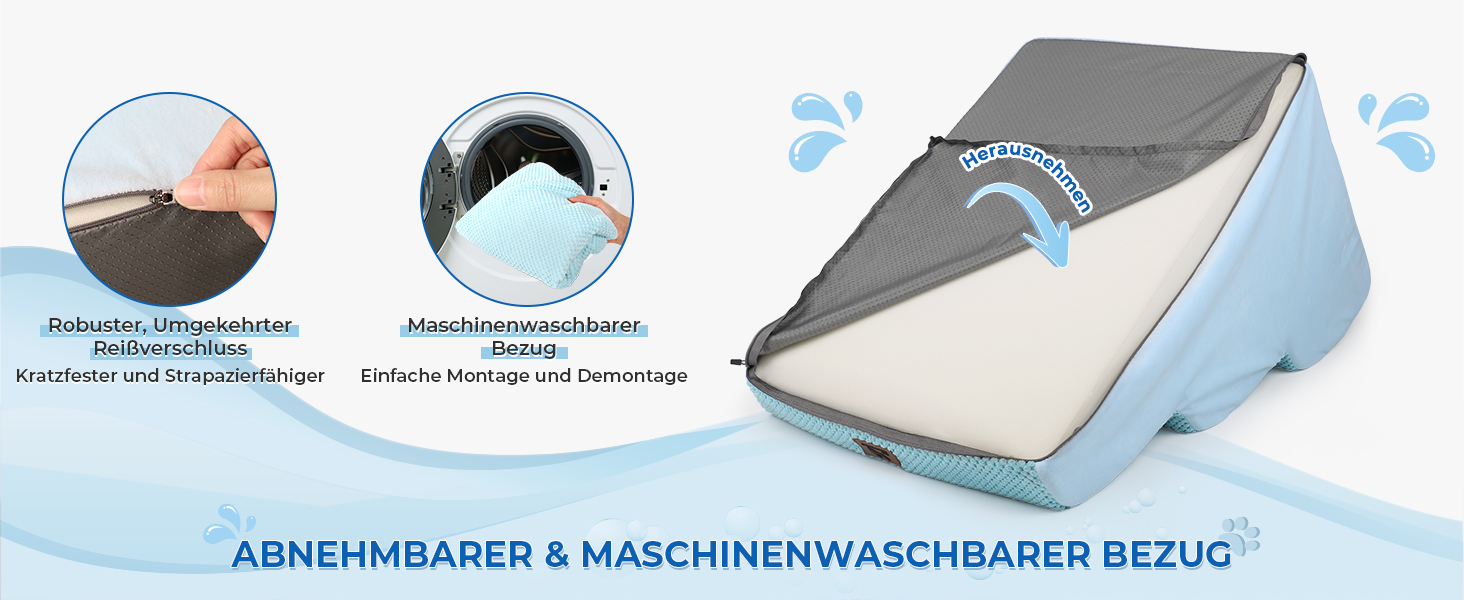 Сходинки для собак маленьких порід, 2/3 сходинки, 30 см, для дому, неслизькі, для котів та собак, сірі/блакитні