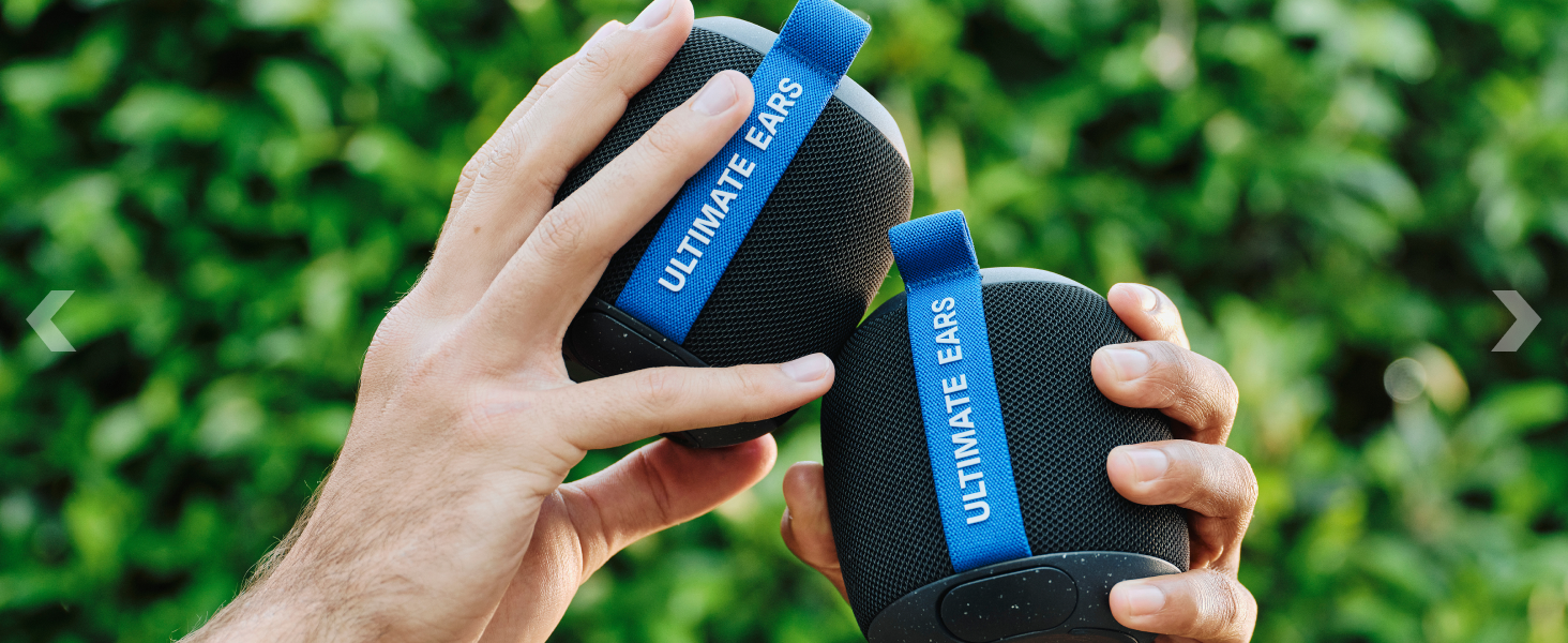 Портативна Bluetooth колонка Ultimate Ears WONDERBOOM PLAY чорного кольору: водонепроникна, з глибоким басом та 360° звуком, пилозахищена, плаваюча, радіус дії 40м