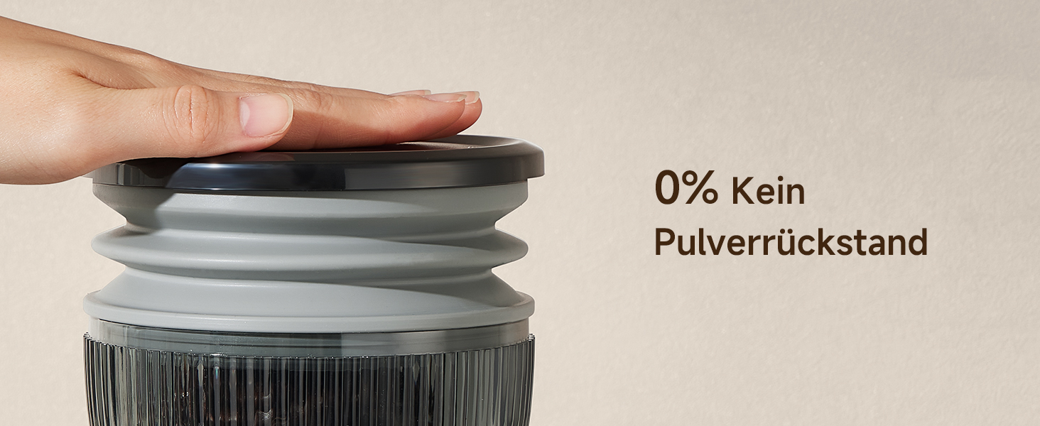 Професійна кавомолка Neretva з прецизійними жорнами, 40 штук. Електрична кавомолка з рівномірним помелом, антистатична, без залишків. Підходить для еспресо, фільтр-кави, френч-пресу, мока-кави. Сріблястий колір.