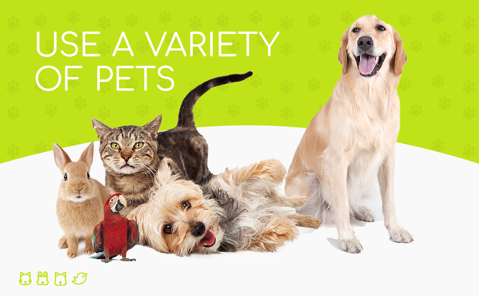 Професійні ножиці для стрижки нігтів Nobleza Profi для собак та котів з пилочкою, нержавіюча сталь, великі для собак, для кроликів, захист від випадкових порізів, жовті