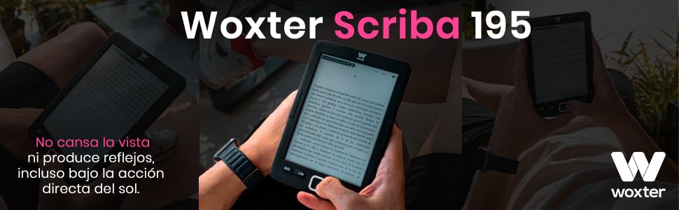Woxter Scriba 195 Black - Електронна книга з 6