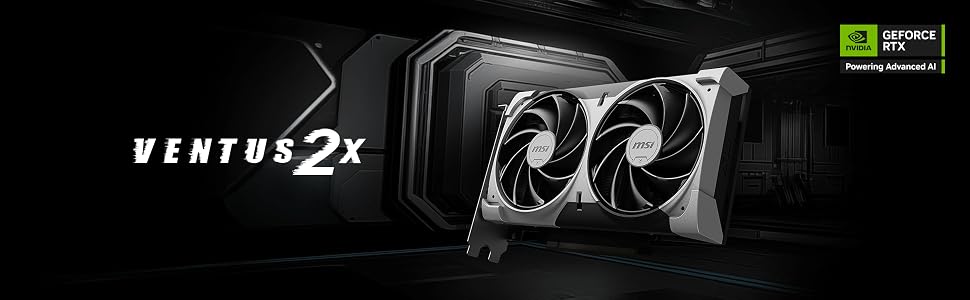 Відеокарта MSI GeForce RTX 5060 VENTUS 2X OC 8GB GDDR7, PCIe 5.0