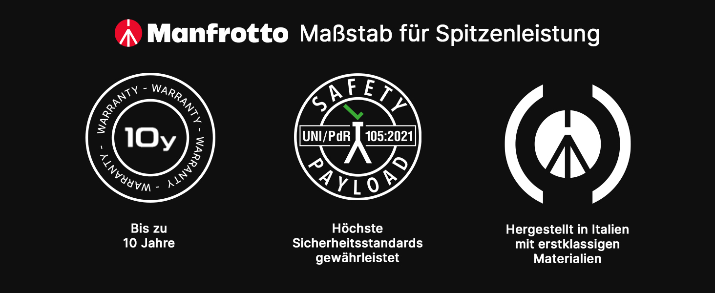 Штатив Manfrotto 190X з алюмінію – 3-секційний для бездзеркальних та DSLR камер (Alu 3 Segm Kit з Arca Swiss)