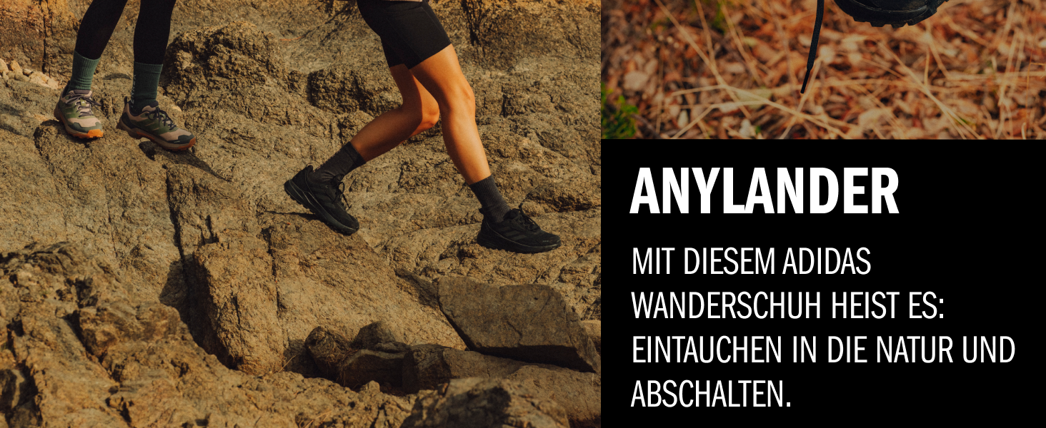 Жіночі трекінгові черевики Adidas Terrex Anylander RAIN.RDY, 38 2/3 EU, фіолетовий, вживані