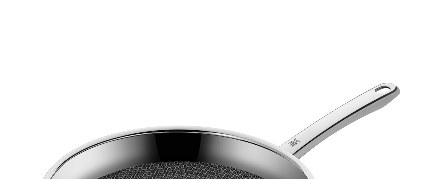 Сковорода WMF Profi Resist 24 см індукційна, для всіх типів плит, антипригарна, нержавіюча сталь, багатошарова, жаростійка