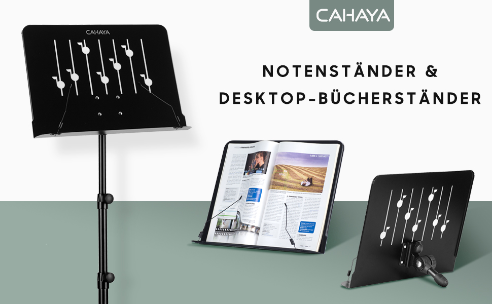 CAHAYA 2-в-1 Стійкий та регульований підставка для нот та письмовий столик з сумкою. Модель CY0203 (Small Note)