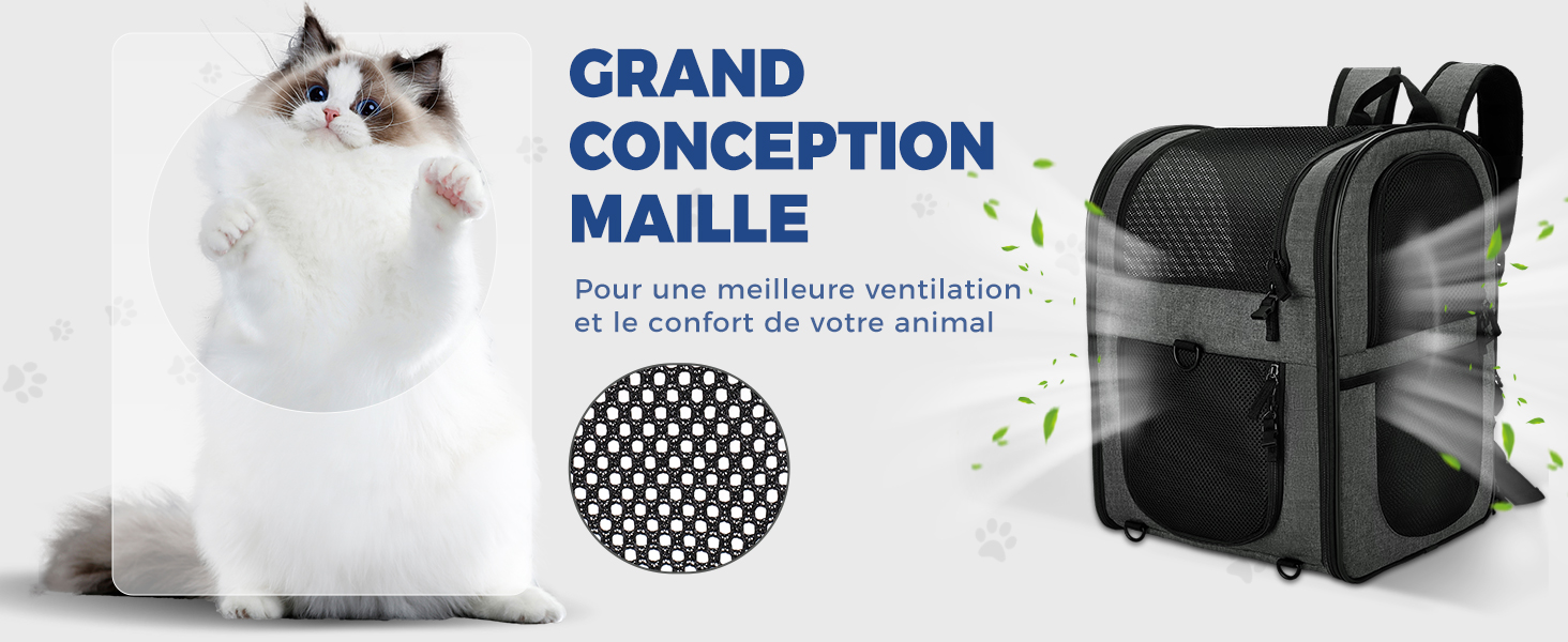 Рюкзак для собак та котів Apollo Walker - зручний та дихаючий, для подорожей та активного відпочинку (2-15 кг, чорний)