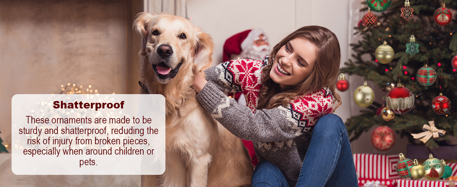 Набір прикрас для ялинки Kssvzz 40 шт. Червоні та золоті кульки з пластику, з гачками, блискучі та матові, для ялинки