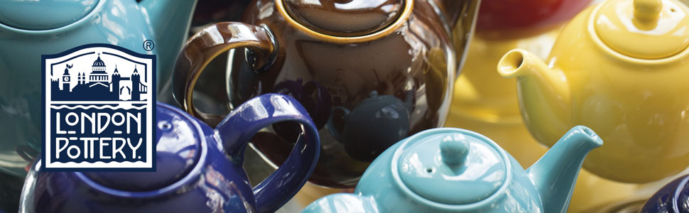 Чайник LONDON POTTERY Pebble з ситечком для заварювання чаю, керамічний, 500 мл, світло-блакитний