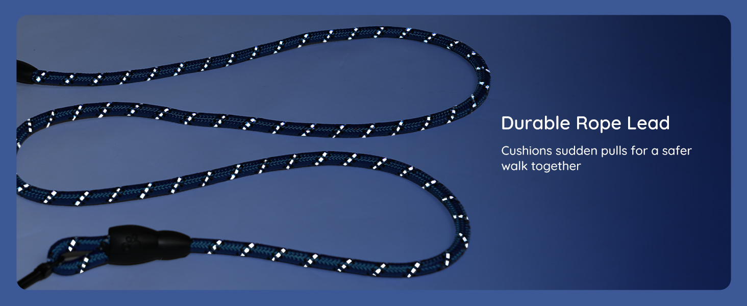 Шлейка для собак BELLA & PAL для маленьких собак з повідком, Step-in шлейка з Air Mesh, анти-тяга, світловідбиваюча, дихаюча, для цуценят, для котів, S (XXS (28-30см обхват грудей), синій & сірий)