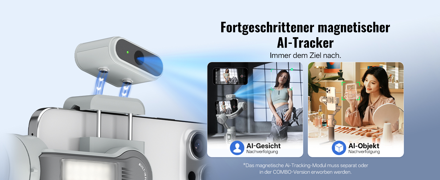 ZHIYUN CINEPEER Smooth 5E - Стабілізатор для смартфона з підсвічуванням та штативом (3-осьовий)