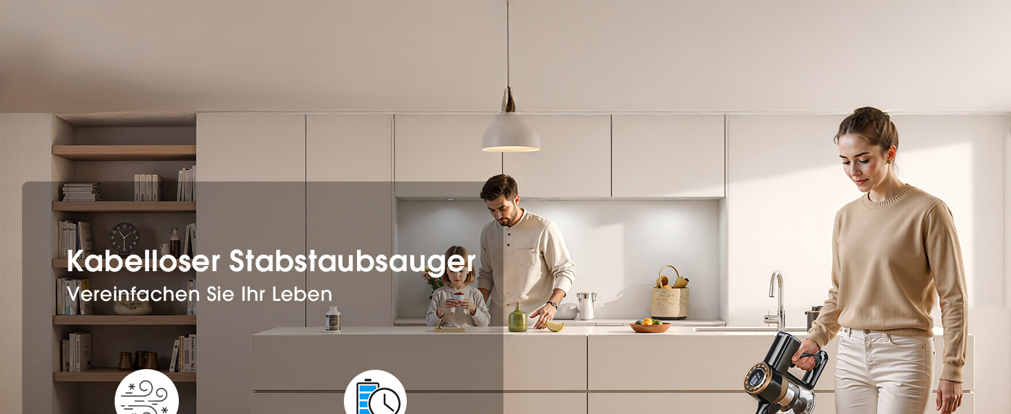 Бездротовий акумуляторний пилосос Lubluelu: легкий, тихий, з LED-дисплеєм, потужний, для дому та авто