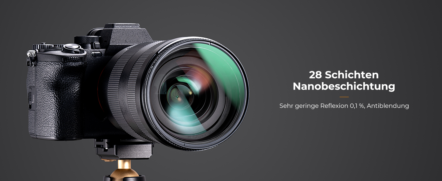 Поляризаційний фільтр K&F Concept 72mm CPL з оптичного скла з Multi-Nano покриттям Nano-Xcel