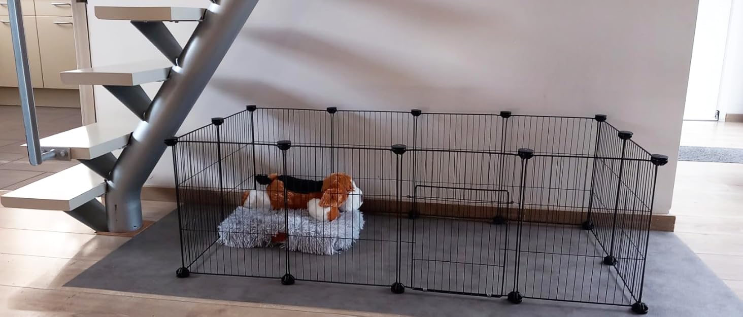 Металевий загін для кроликів LANGXUN, 12 шт. (120x60x38 см)