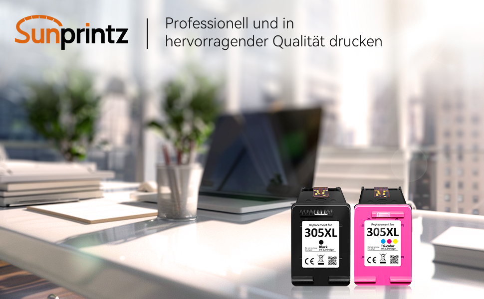 Картриджі для принтера HP 305 XL (замінник) для HP DeskJet 2700, 2710e, 2720e, 2800e, 2820e, 4100, 4120e, 4220e та HP Envy 6000, 6020e, 6032e, 6420e, 6432e