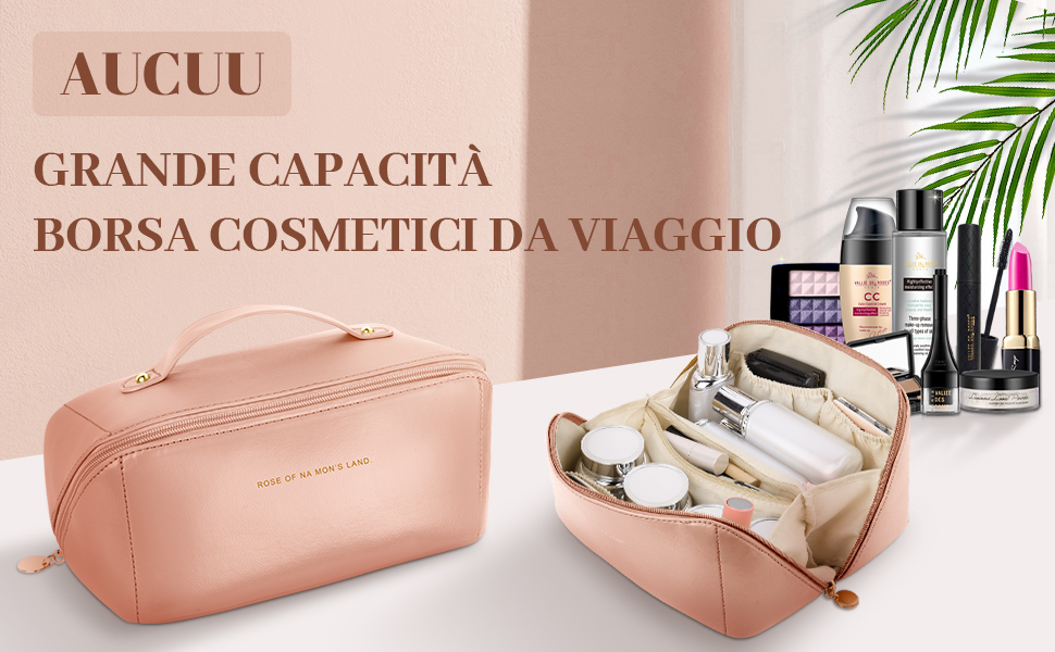 Чорна косметичка для подорожей з PU шкіри, велика місткість, водонепроникна | Органайзер для туалетних аксесуарів