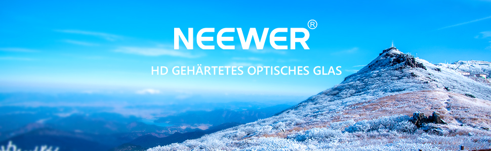 NEEWER Фільтр UV 82mm MRC з 30-шаровим покриттям, водонепроникний, стійкий до подряпин, для фото та відео