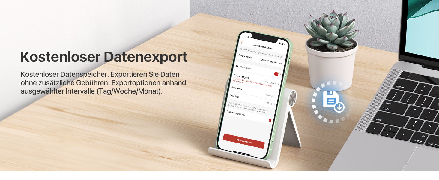 Wi-Fi гігрометр-термометр X-Sense SBS50 для дому, контроль температури і вологості через додаток, 4 сенсори, база, сумісний з Alexa, передача даних, до 500 м