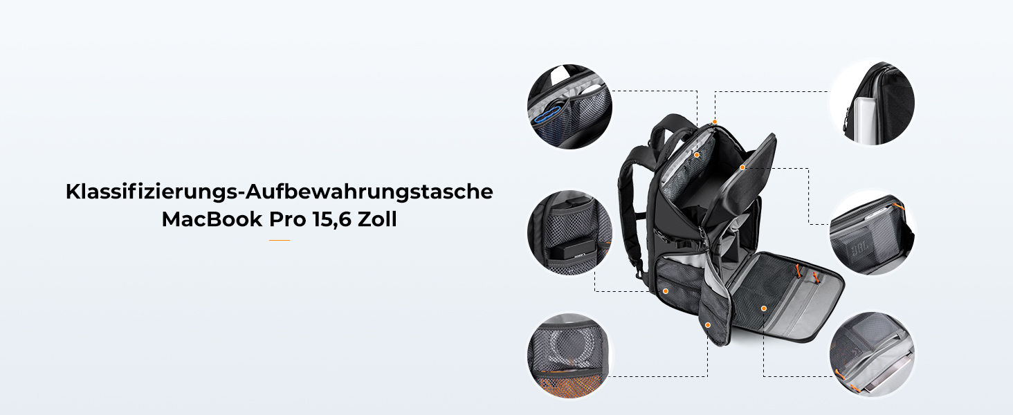 Рюкзак для камери K&F Concept: водонепроникний фоторюкзак для DSLR/зеркальних камер (20L, чорний)