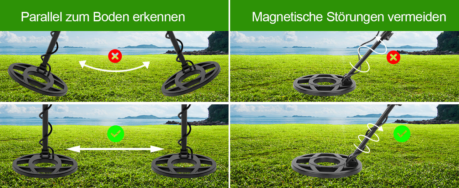 Металошукач OMMO Profi Set: 6 режимів, водонепроникний, LCD дисплей, висока чутливість, для дорослих та дітей