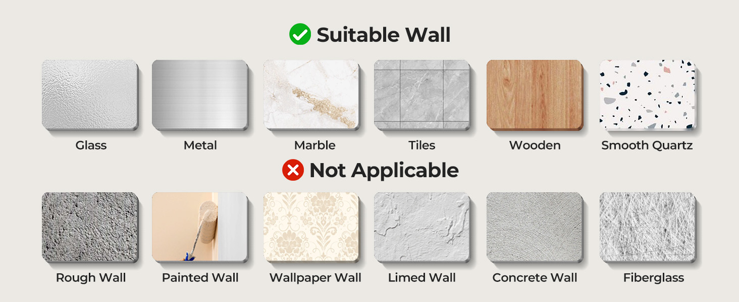 Полка для душу Orimade без свердління з 5 гачками, 2 шт. з нержавіючої сталі, срібло