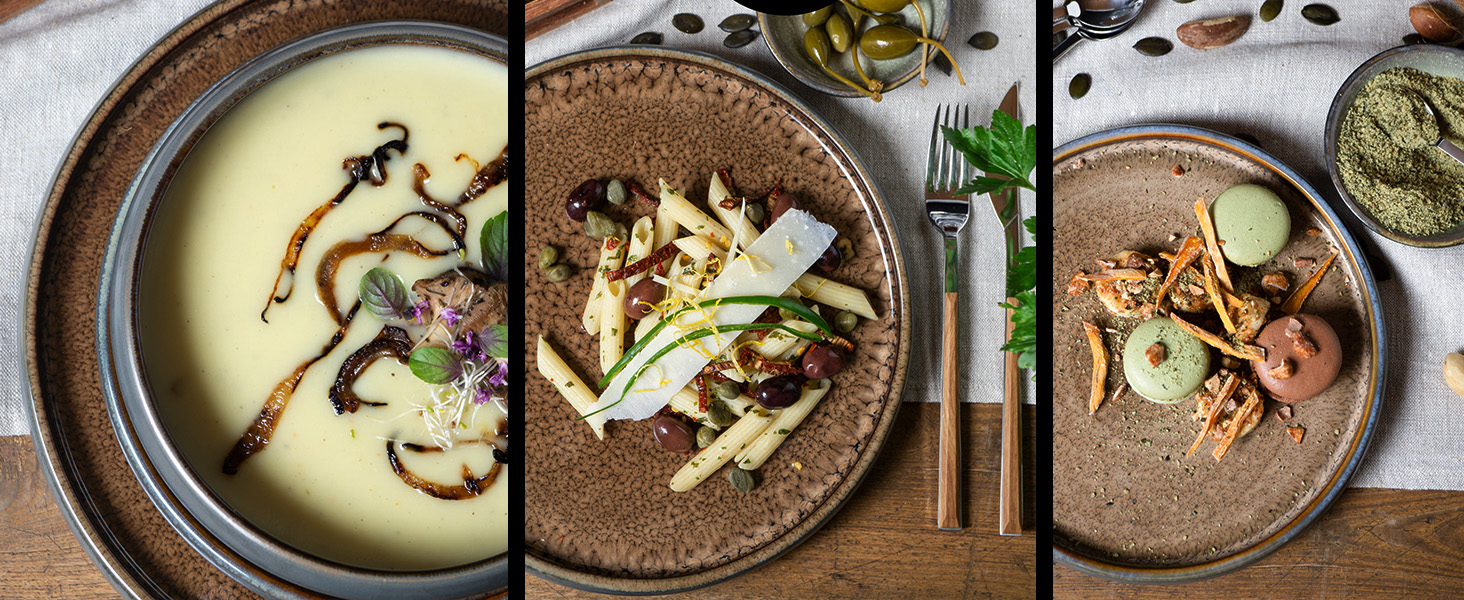 Набір посуду Moritz & Moritz SOLID Steinzeug – 18 предметів (6 осіб)