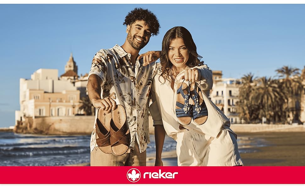 Жіночі капці Rieker 61916 білі, розмір 41 EU - зручні домашні тапочки