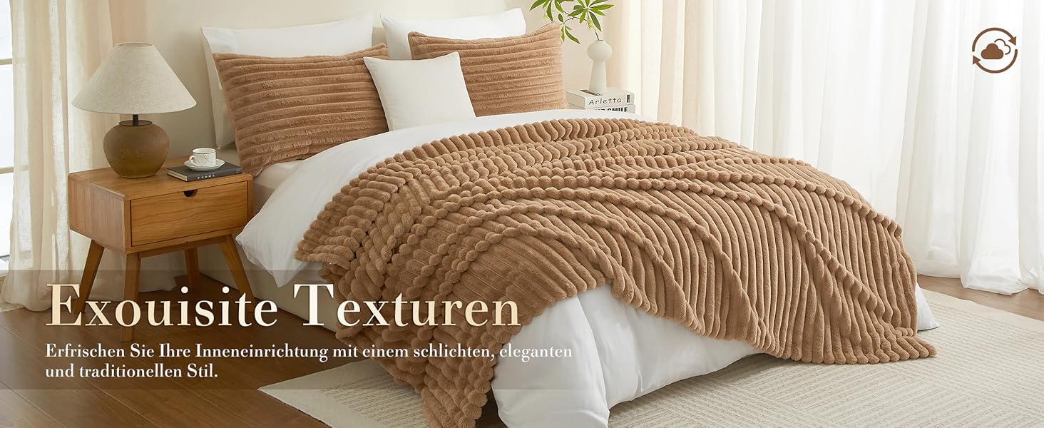 Плед Луофанфей з м'якого плюшу, 180x200 см, салатовий/кремовий, з ефектом 'пухирців', теплий, флісовий, для ліжка, дивану, софи, кімнати, офісу