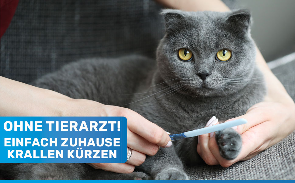 Ножиці для догляду за кігтями маленьких собак, котів та дрібних тварин BluePet | Кусачки для кігтів з пилочкою | Кусачки для кігтів блакитні | Догляд за кігтями